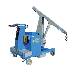 Mobile cranes for plastic industry