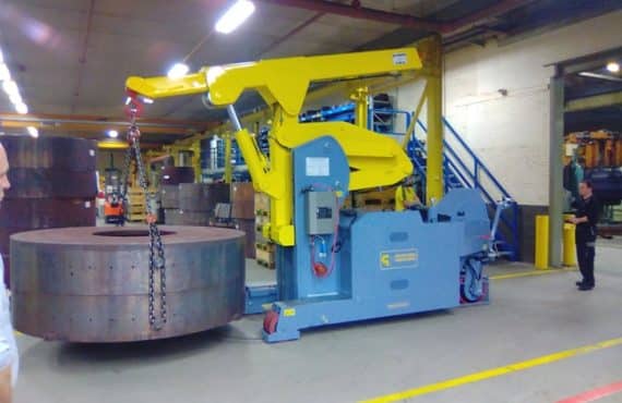 Electric crane for handling molds in the tire production sector Minidrel 100S_ARR