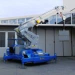 Mini crane For lifting loads up to 25.000 kg.
