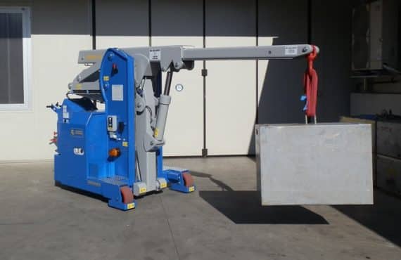 Electric crane for handling molds in the tire production sector Minidrel 40S_ARR