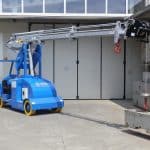 Mini crane For lifting loads up to 6.500 kg.