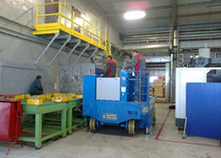Mold lifting machine with capacity up to 30.000 kg